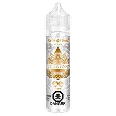 bulk wholesale ILLUSIONS VAPOR BY TWELVE MONKEYS - TASTE OF THE GODS OG - 50ML -