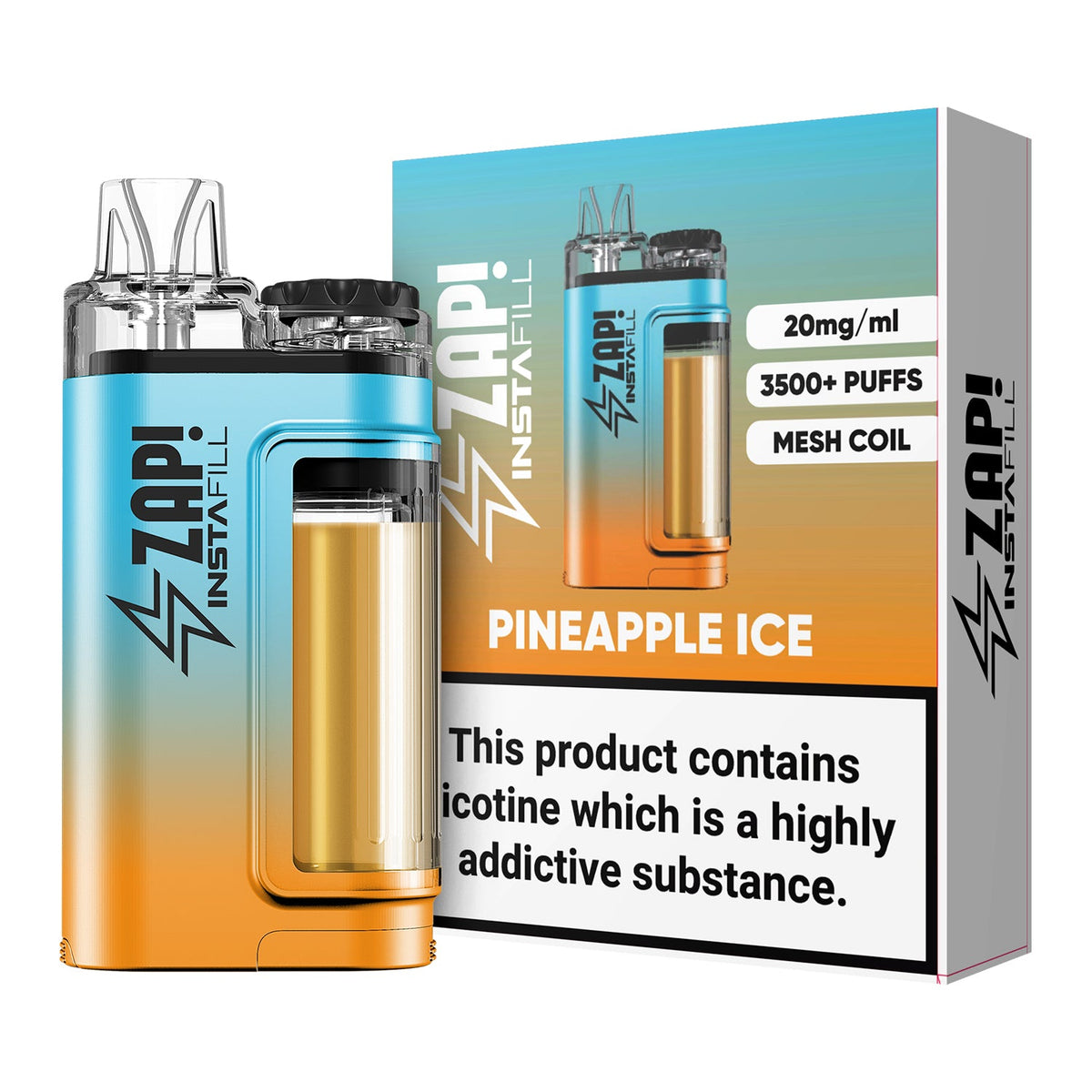 bulk wholesale Instafill 3500 Puffs Disposable Vape Refillable Pod Kit - Blue Raspberry Cherry