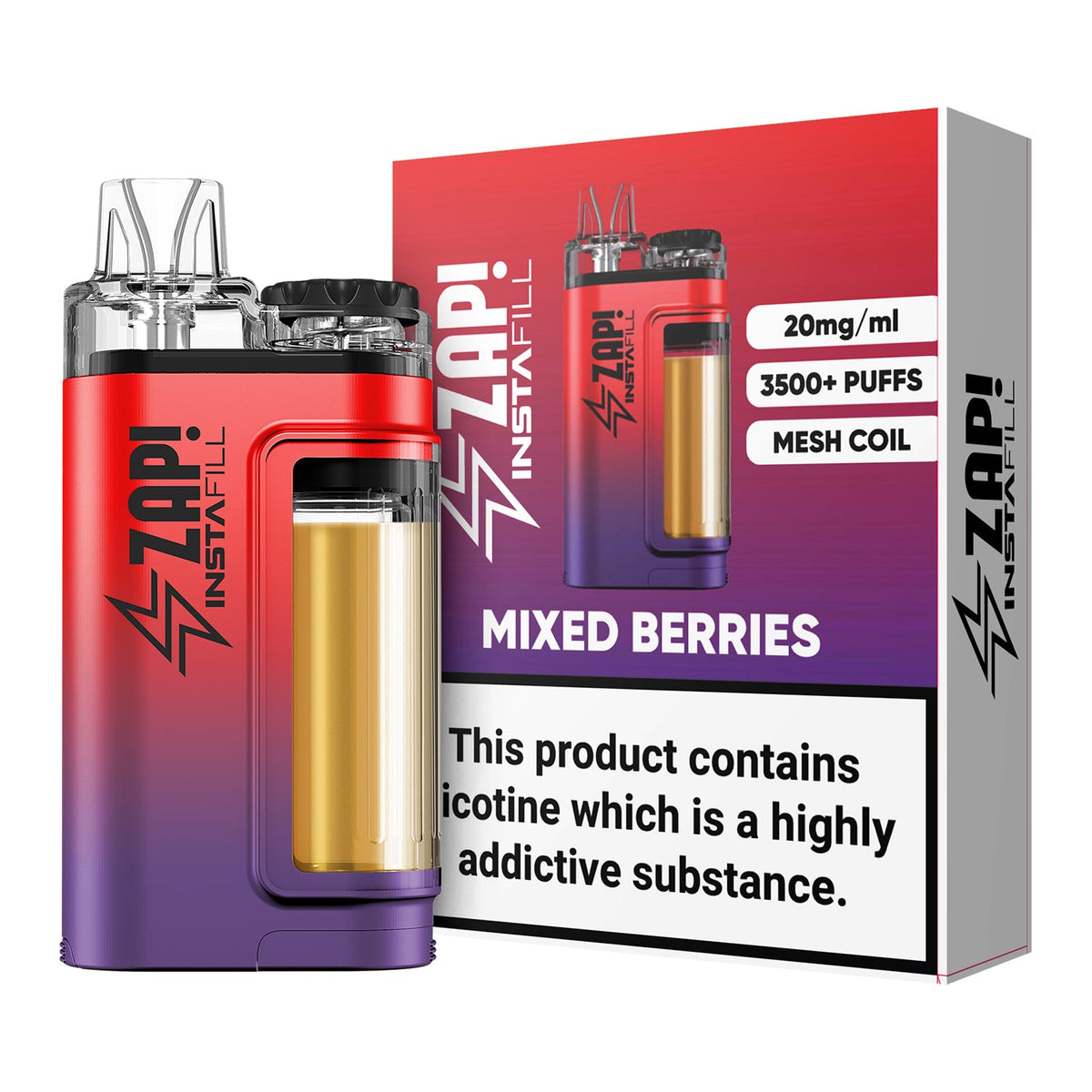 bulk wholesale Instafill 3500 Puffs Disposable Vape Refillable Pod Kit - Mango Ice