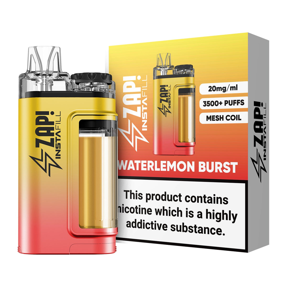 bulk wholesale Instafill 3500 Puffs Disposable Vape Refillable Pod Kit - Watermelon Burst