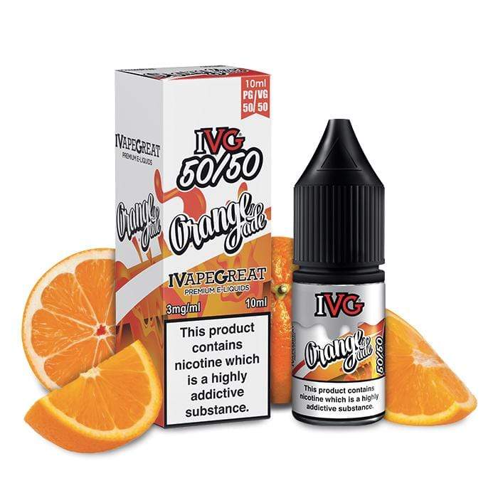bulk wholesale IVG 50/50 - Orangeade - 10ML Nic Salt - Box of 10 - 3mg