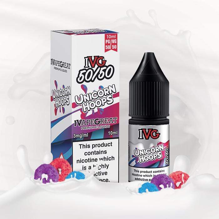 bulk wholesale IVG 50/50 - Unicorn Hoops - 10ML Nic Salt - Box of 10 - 3mg