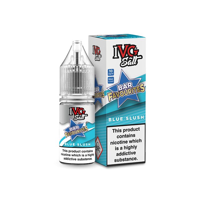bulk wholesale IVG SALTS - BAR FAVOURITES - BLUE SLUSH - 10ML - 10mg ( Box of 10 )