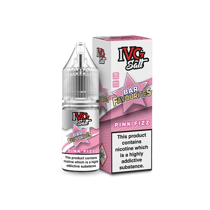 bulk wholesale IVG SALTS - BAR FAVOURITES - PINK FIZZ - 10ML - 10mg ( Box of 10 )