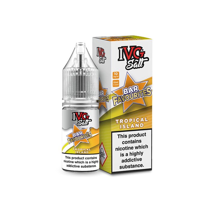 bulk wholesale IVG SALTS - BAR FAVOURITES - TROPICAL ICELAND - 10ML - 10mg ( Box of 10 )