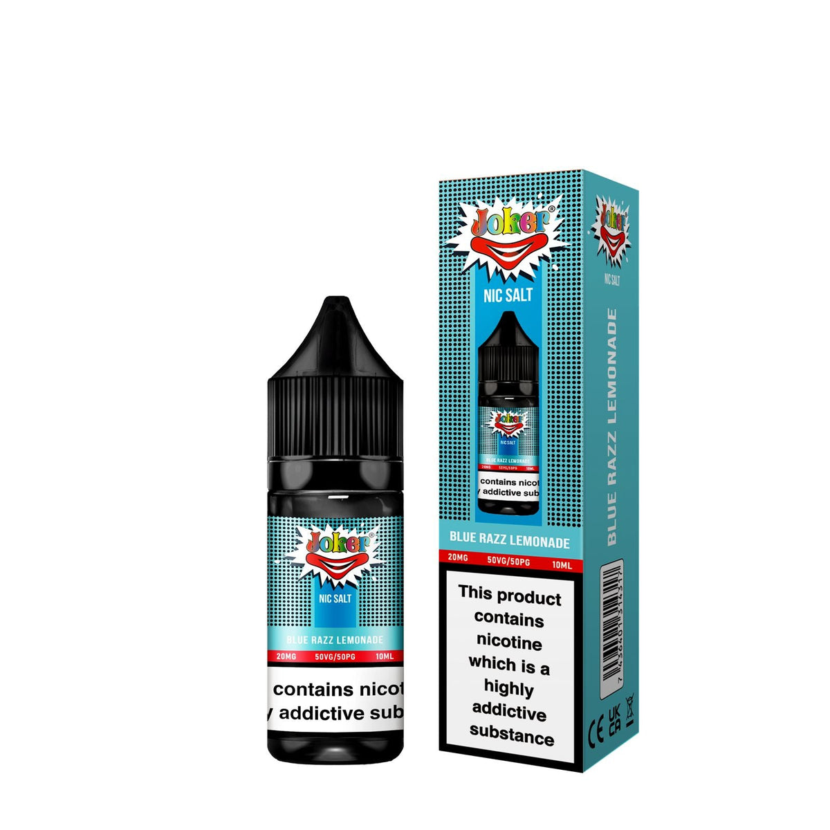 bulk wholesale Joker Nic Salt 10ml E - Liquids - Box of 10 - Blue Razz Lemonade