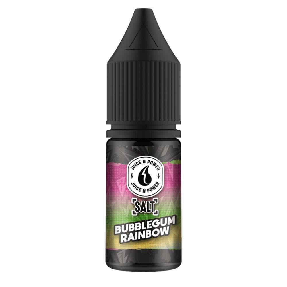 bulk wholesale JUICE N' POWER - BUBBLEGUM RAINBOW - 10ML NIC SALT PACK OF 10 - 10mg