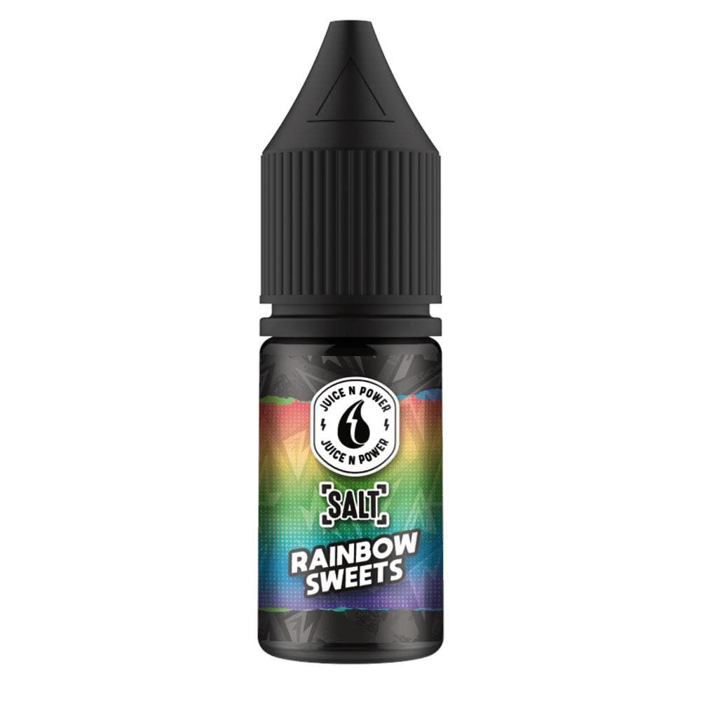 bulk wholesale JUICE N' POWER - RAINBOW SWEETS - 10ML NIC SALT PACK OF 10 - 10mg