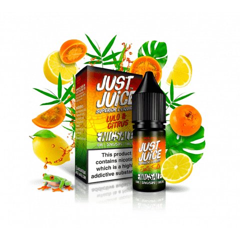 bulk wholesale JUST JUICE - LULO & CITRUS - 10ML NIC SALTS (BOX OF 5) - 10mg