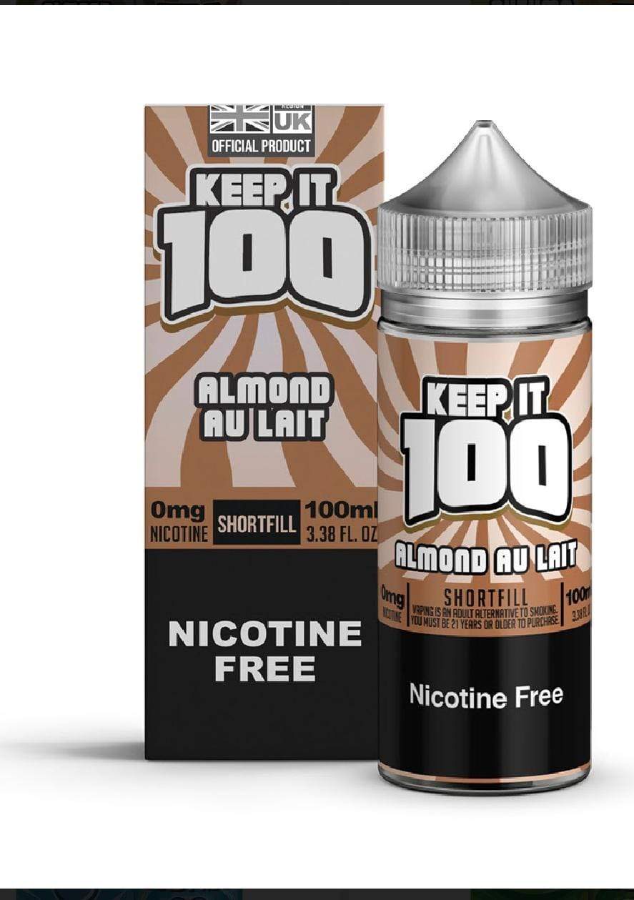 bulk wholesale Keep It 100 Almond Au Lait E - Liquid - 100ml -
