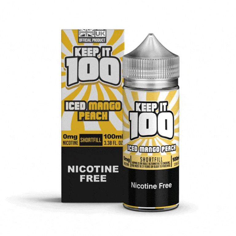 bulk wholesale Keep It 100 Iced Mango Peach E - Liquid - 100ml -
