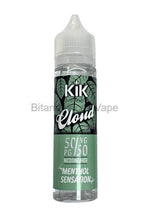 bulk wholesale Kik Cloud Menthol Sensation E - Liquid - 50ml -