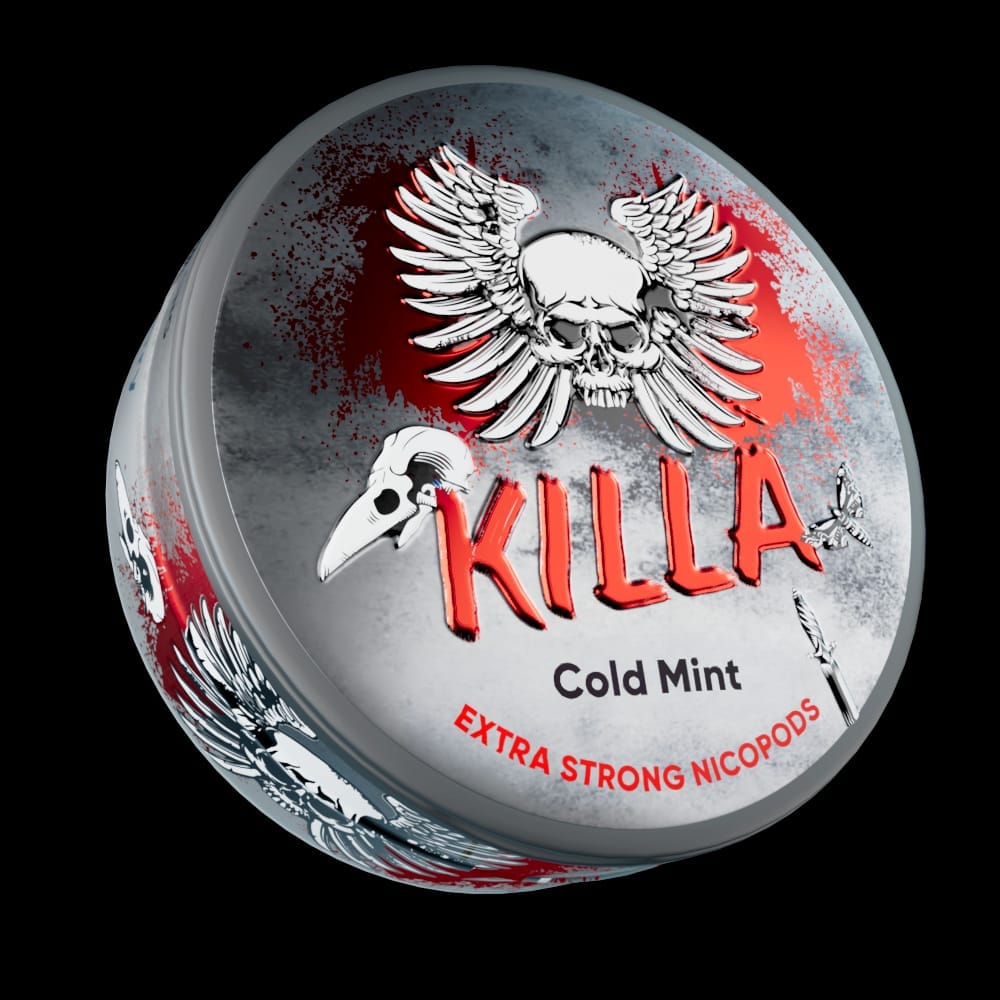 bulk wholesale Killa Nicopods - Cold Mint - 12.8mg - Box of 10 -