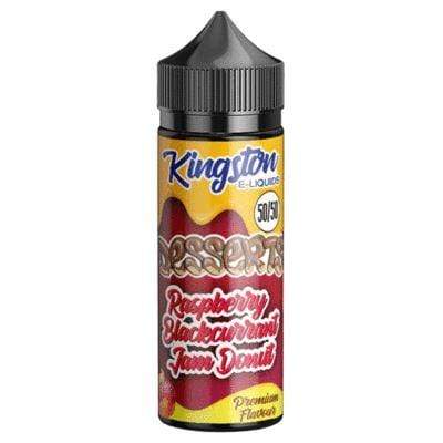 bulk wholesale KINGSTON - 50/50 - BLACK RASP JAM DONUT - 100ML -