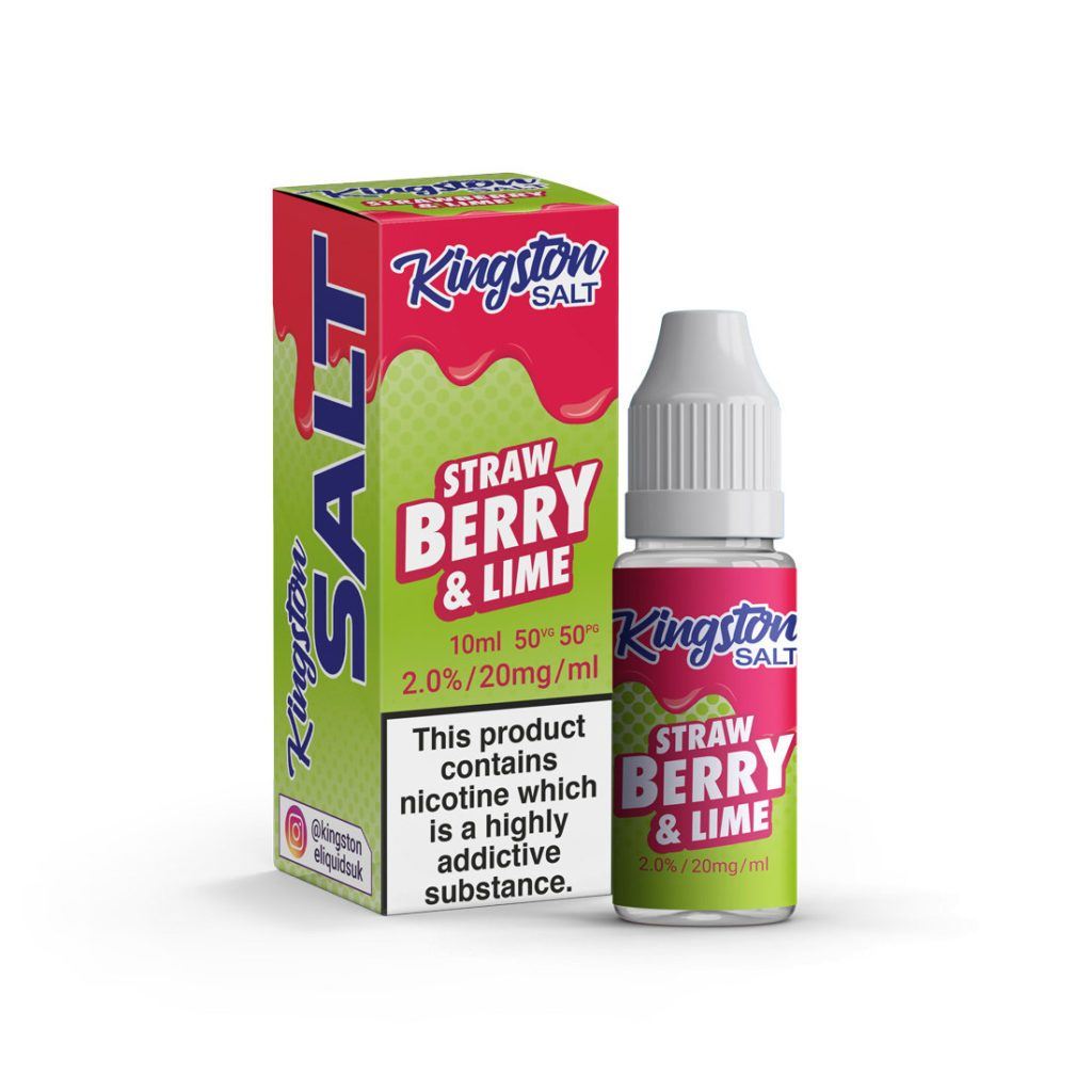 bulk wholesale Kingston - Strawberry/Lime Nic Salt - Box of 10 - 20mg