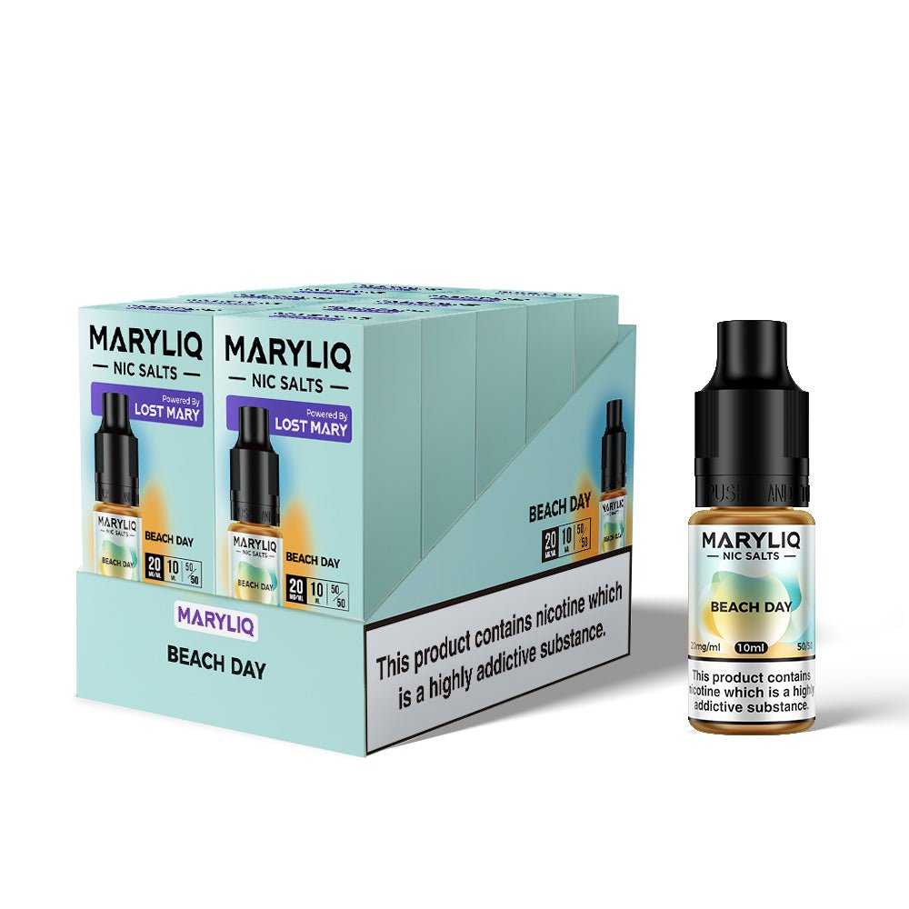 bulk wholesale Lost Mary Maryliq Nic Salts 10ml - (Box of 10) 20 MG - Beach Day
