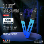 bulk wholesale Lost Temple 600 Puffs Disposable Vape Device Kit Box of 10 - Triple Mango