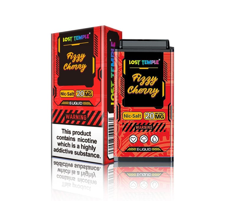 bulk wholesale Lost Temple 600 Replacement Atomizer Pods - Pack of 10 - Fizzy Cherry (Box of 10)