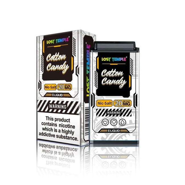 bulk wholesale Lost Temple 600 Replacement Atomizer Pods - Pack of 10 - Cotton Candy (Box of 10)