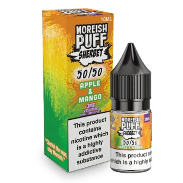 bulk wholesale Moreish Puff Apple&Mango Sherbet 50/50 10ml - 3mg