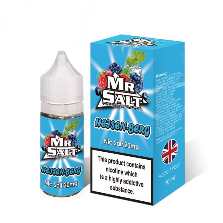 bulk wholesale Mr Salts 10ml Nic Salt Box of 5 - Blue Slush Bubble