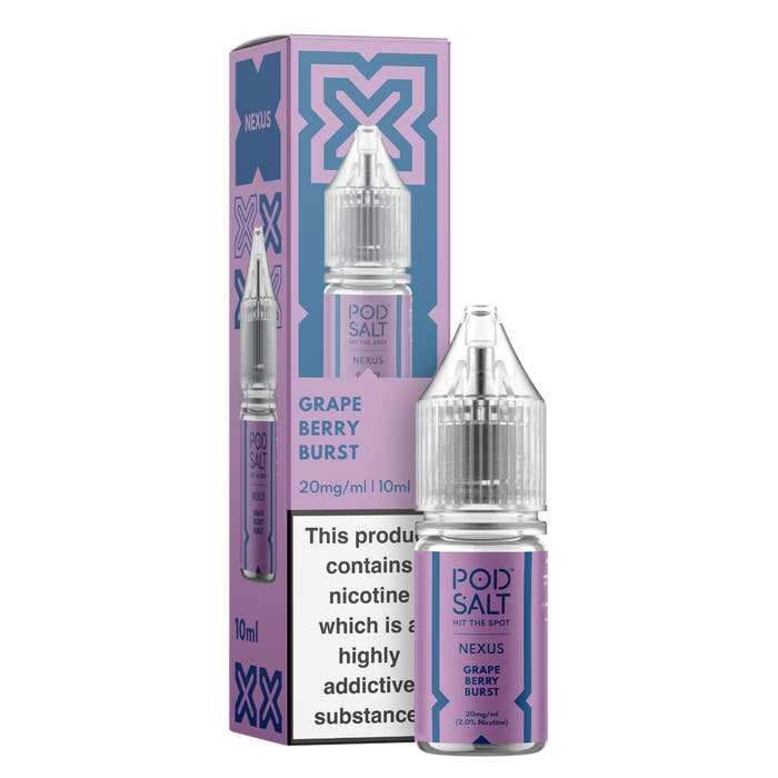 bulk wholesale Nexus Nic Salt 10ml E - Liquid (Box of 10) - Grape Berry Burst