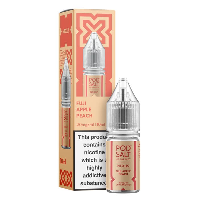 bulk wholesale Nexus Nic Salt 10ml E - Liquid (Box of 10) - Fuji Apple Peach