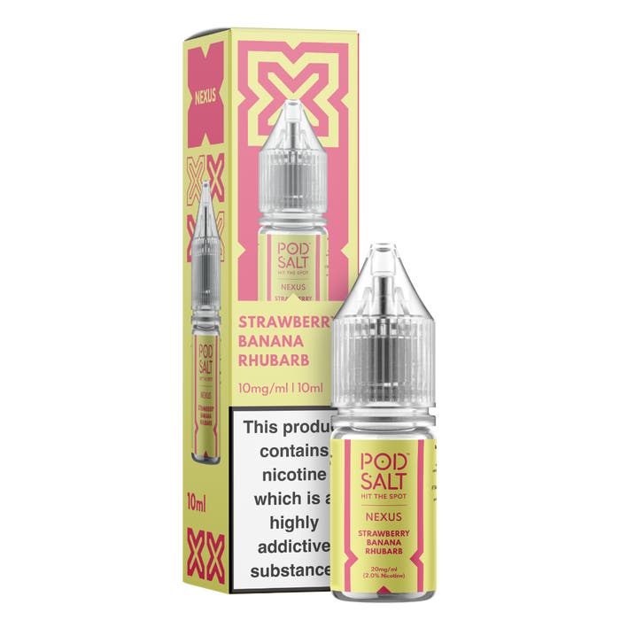 bulk wholesale Nexus Nic Salt 10ml E - Liquid (Box of 10) - Strawberry Banana Rhubarb