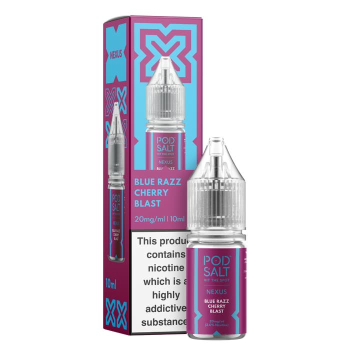 bulk wholesale Nexus Nic Salt 10ml E - Liquid (Box of 10) - Blue Razz Cherry Blast