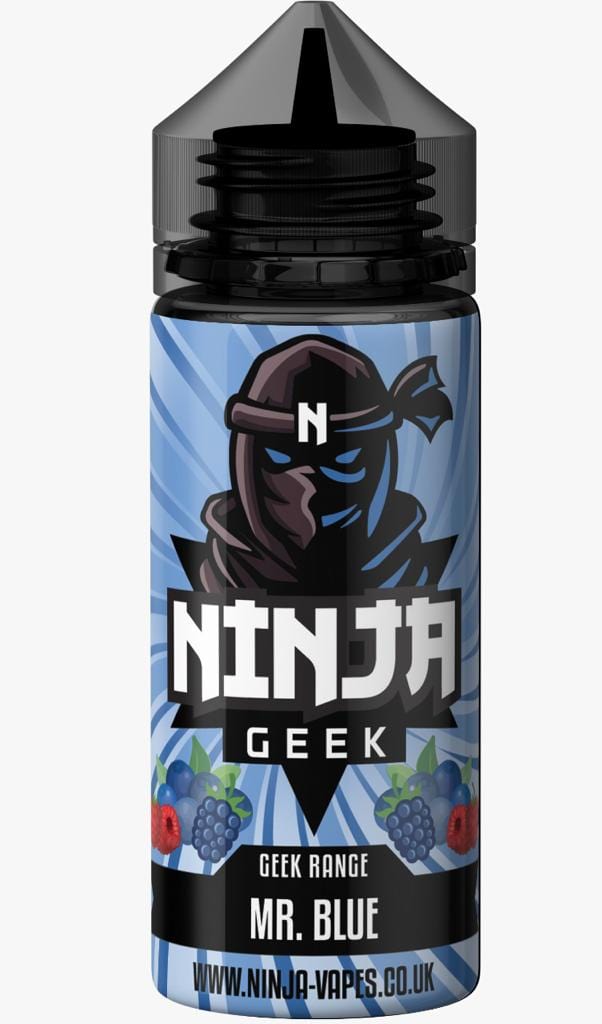 Ninja Geek - Mr. Blue - 100ml - Bulk Wholesale Price Ninja Geek - Mr. Blue - 100ml - Bulk Wholesale Price