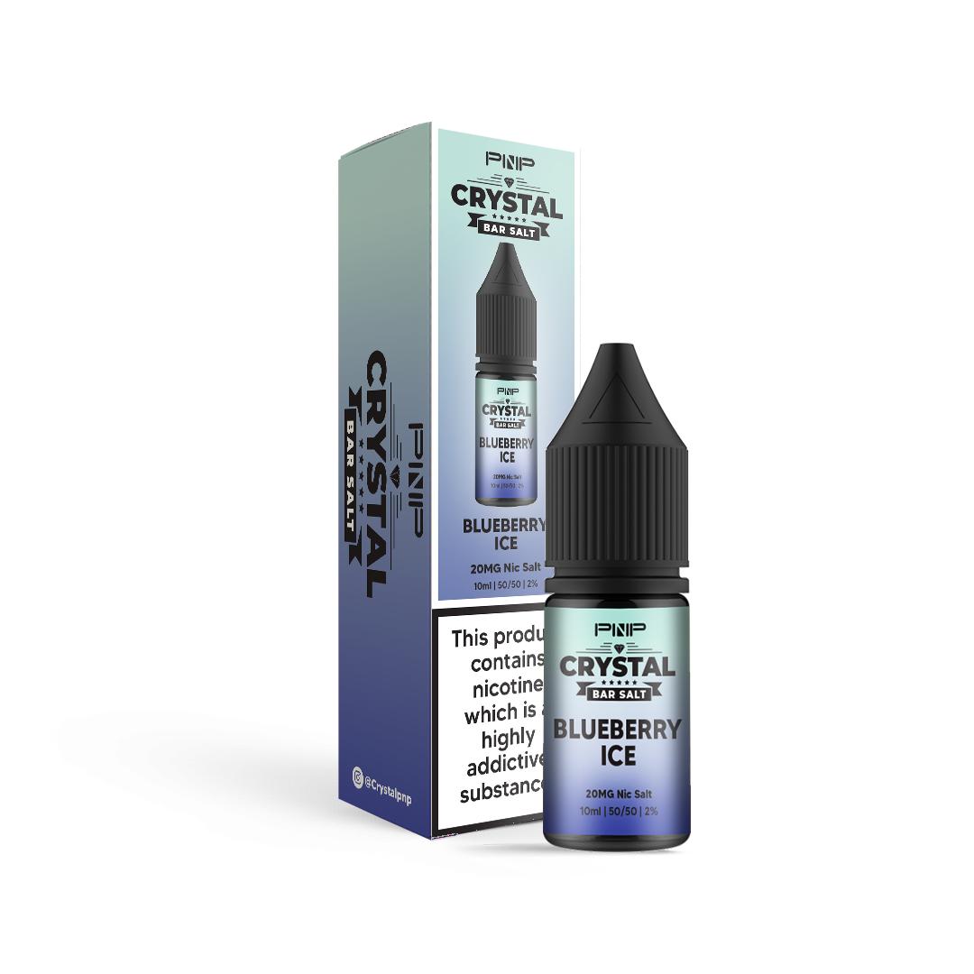 bulk wholesale PNP Crystal Bar Salt 10ml - Box of 10 - Blueberry Ice