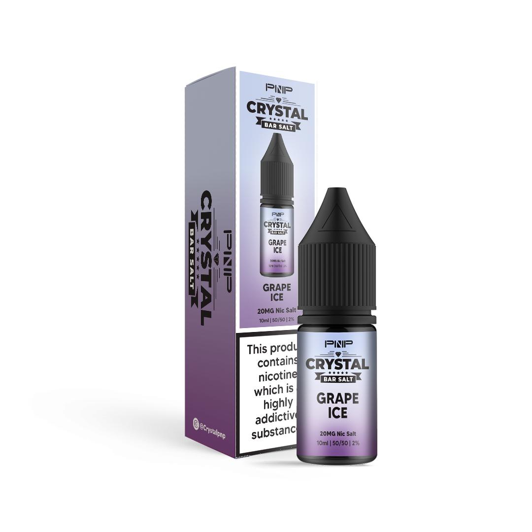 bulk wholesale PNP Crystal Bar Salt 10ml - Box of 10 - Grape Ice