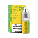 bulk wholesale POD SALT - NEXUS - PINEAPPLE PASSION LIME - 10ML NIC SALT - 10mg
