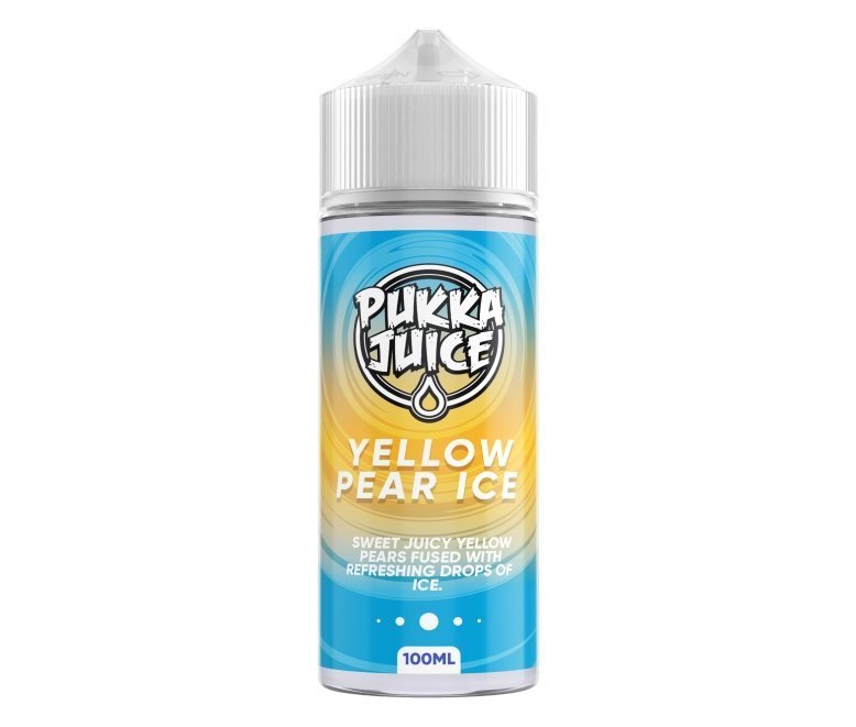 bulk wholesale Pukka Juice 100ml Shortfill E - liquids - Yellow Pear Ice