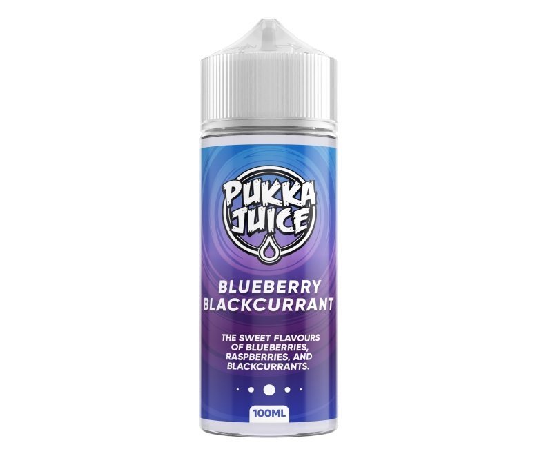 bulk wholesale Pukka Juice 100ml Shortfill E - liquids - Blueberry Blackcurrant