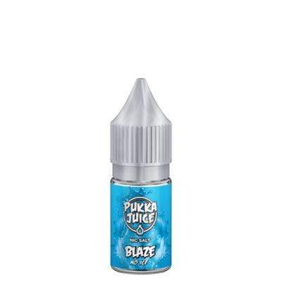 bulk wholesale PUKKA JUICE - BLAZE NO ICE - 10ML NIC SALT - BOX OF 10 - 10mg