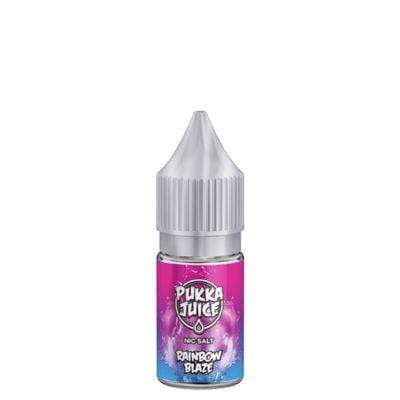 bulk wholesale PUKKA JUICE - RAINBOW BLAZE - 10ML NIC SALT - BOX OF 10 - 10mg