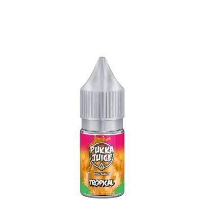 bulk wholesale PUKKA JUICE - TROPICAL - 10ML NIC SALT - BOX OF 10 - 10mg