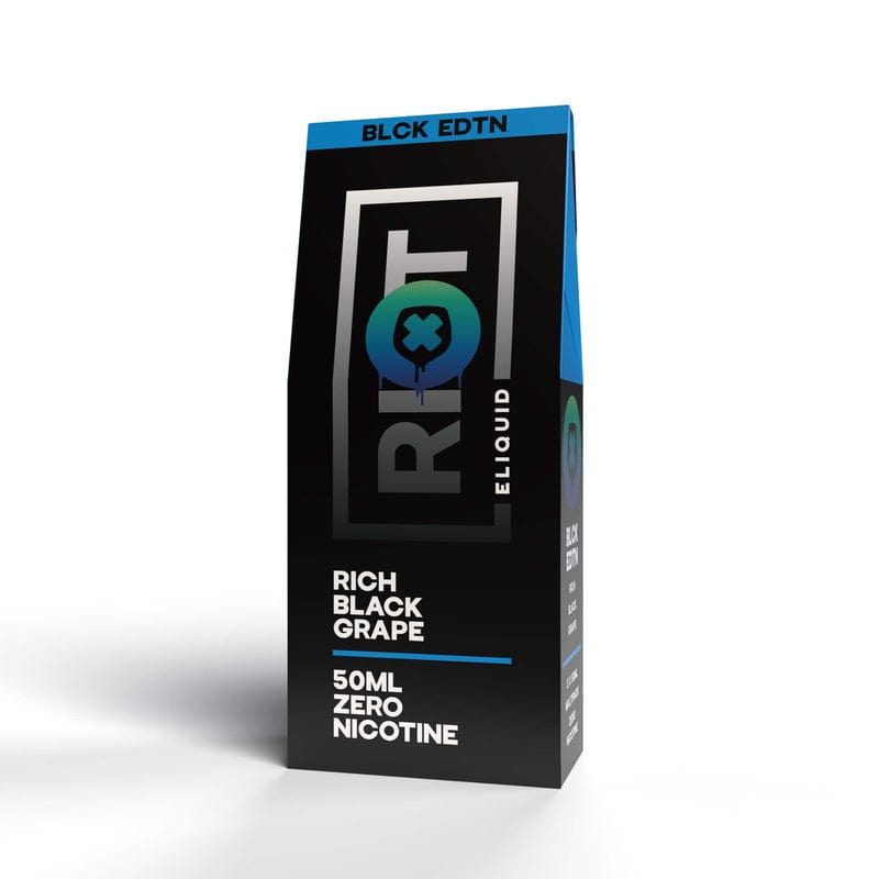 bulk wholesale RIOT SQUAD BLCK EDTN - RICH BLACK GRAPE - SHORTFILL 50ML -