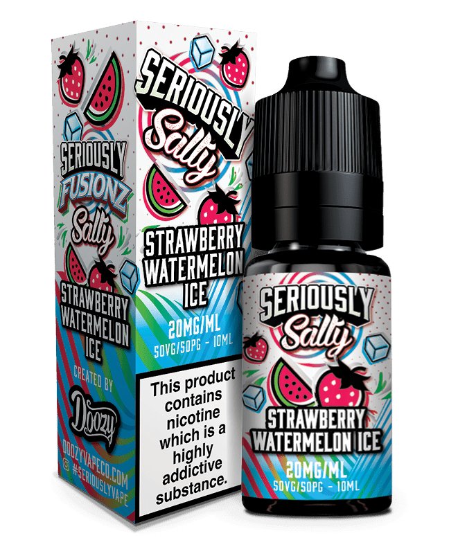 bulk wholesale Seriously Fusionz Nic Salt 10ml - Box of 10 - Strawberry Watermelon Ice