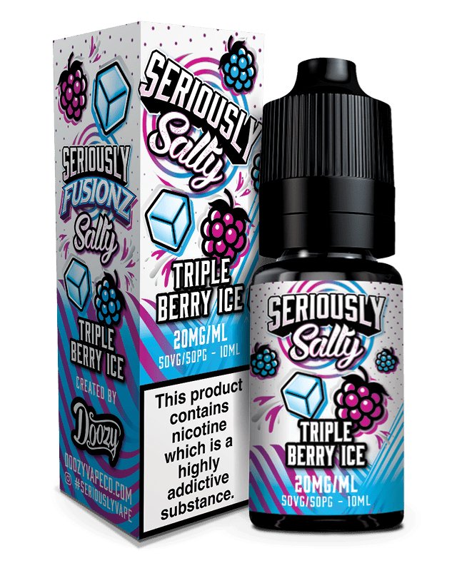 bulk wholesale Seriously Fusionz Nic Salt 10ml - Box of 10 - Triple Berry Ice