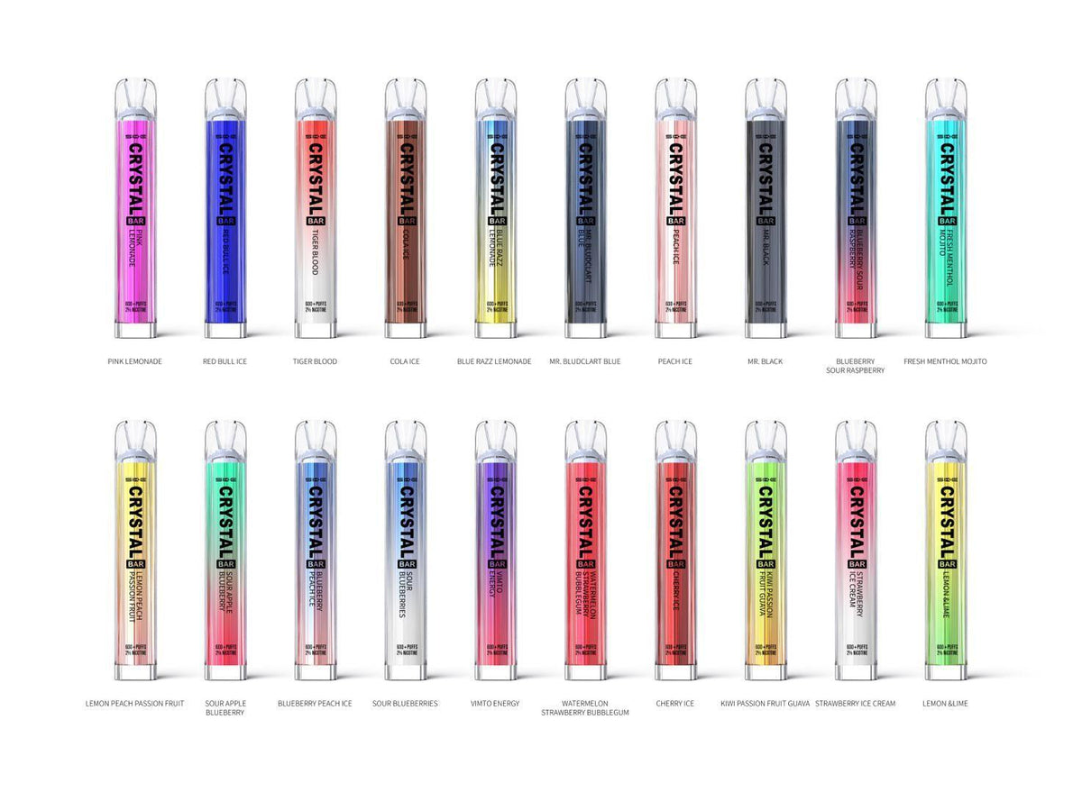 bulk wholesale Ske Crystal Original 600 Disposable Vape Pod Device - Strawberry Ice Cream (Box Of 10)