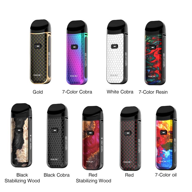 bulk wholesale SMOK - NORD 2 - POD KIT - Red Stabilizing Wood