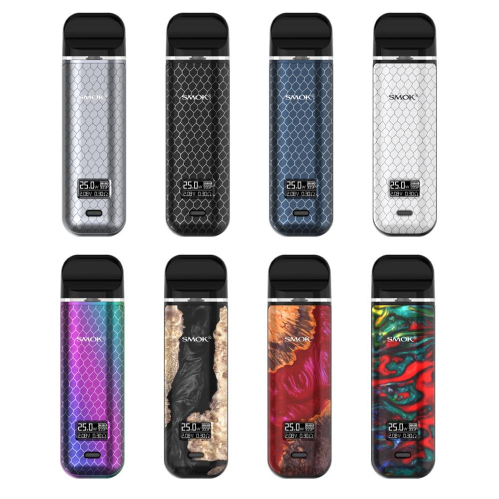 bulk wholesale SMOK - NOVO X - POD KIT - Black Stabilizing Wood