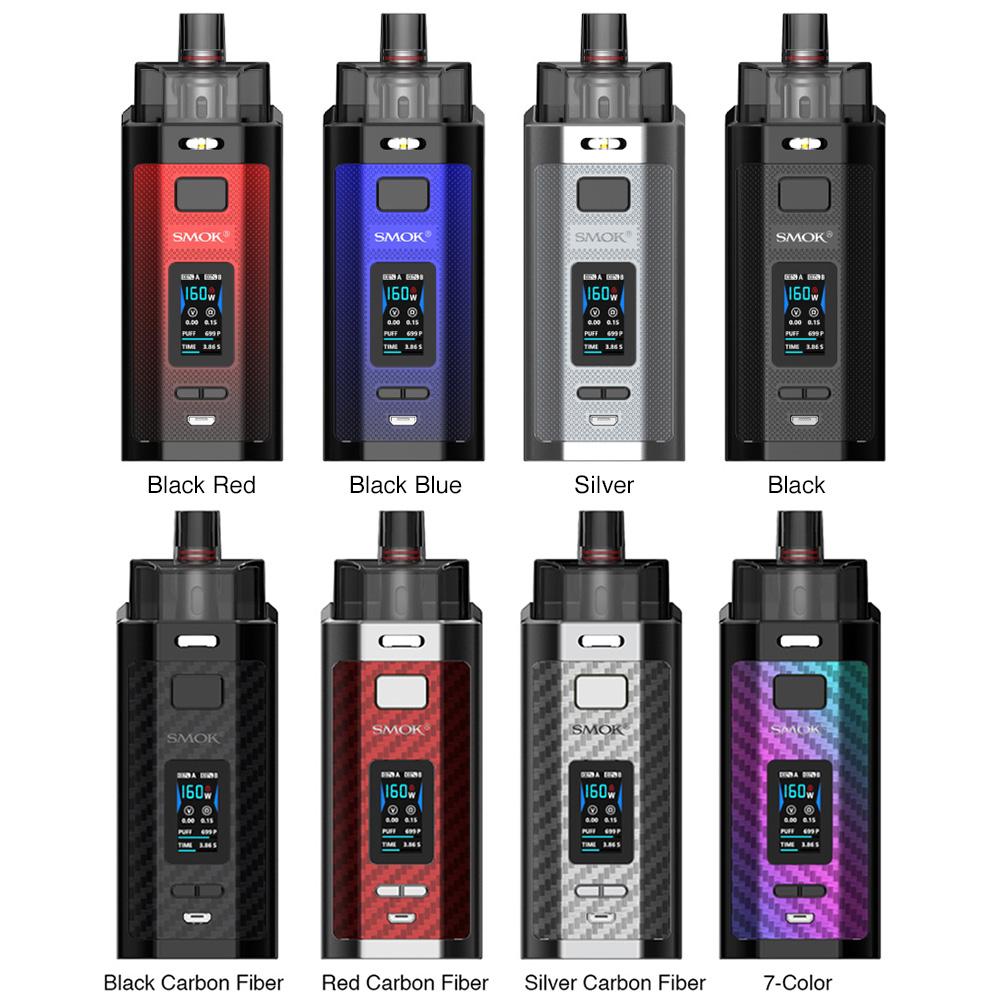 bulk wholesale SMOK - RPM 160 - POD KIT - Silver Carbon Fiber