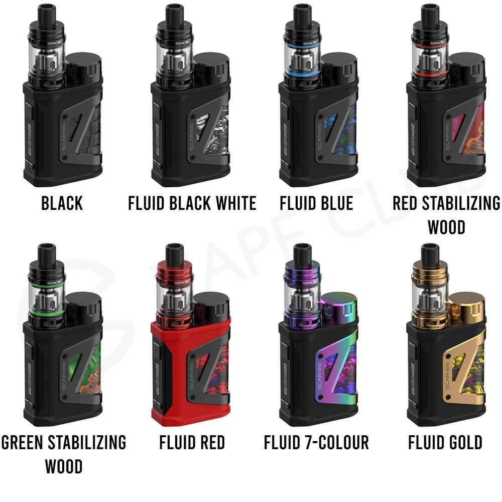 bulk wholesale SMOK - SCAR MINI - VAPE KIT - Fluid 7 Color