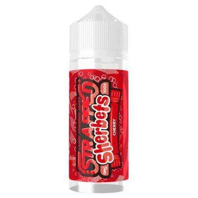 bulk wholesale STRAPPED - SHERBETS - CHERRY - 100ML -