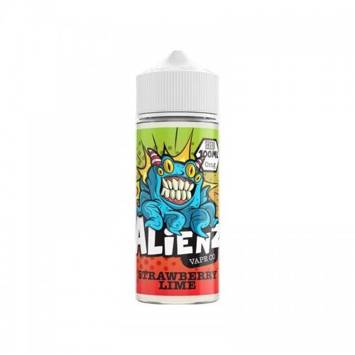 bulk wholesale Strawberry Lime ALIENZ VAPE CO 100ML -