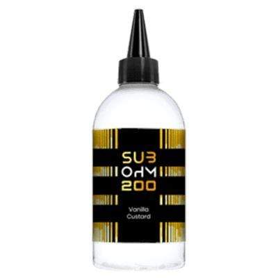 bulk wholesale SUB OHM 200 - VANILLA CUSTARD - 200ML -