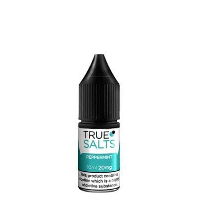 bulk wholesale TRUE SALTS - PEPPERMINT - 10ML NIC SALTS (BOX OF 10) - 10mg